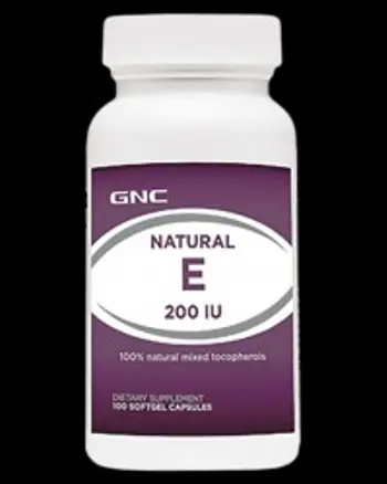 Natural Vitamin E 200 IU - 100 Гел капсули, 100 Дози