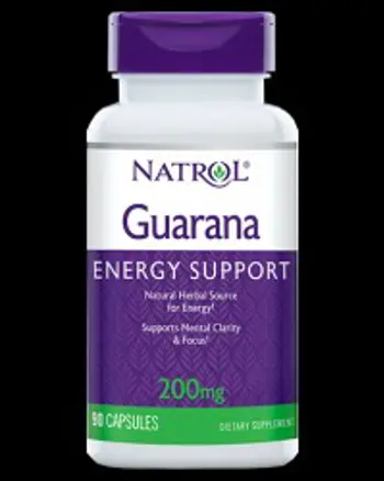 Guarana 200 mg 90 капсули, 90 Дози