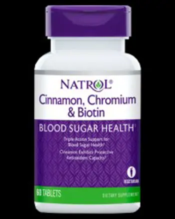Cinnamon / Biotin / Chromium 60 Таблетки, 60 Дози