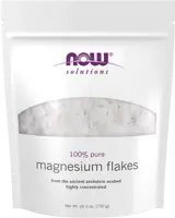 NOW Foods 100% Pure Magnesium Flakes Висококачествени Магнезиеви Кристали за Вана