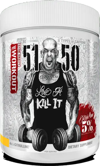 Rich Piana 5% Nutrition 5150 Legendary High Stimulant Pre-Workout за максимална енергия и фокус