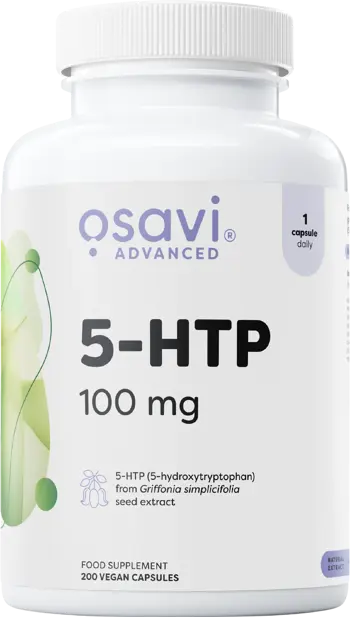 Osavi 5-HTP 100 mg Екстракт от Griffonia simplicifolia - 200 веге капсули