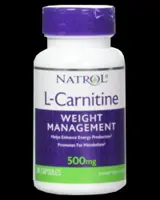L-Carnitine 500 mg 30 капсули, 30 Дози