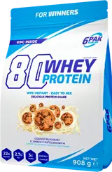6PAK Nutrition 80 Whey Protein WPC Instant Суроватъчен Протеин Концентрат - 908 грама, 30 дози