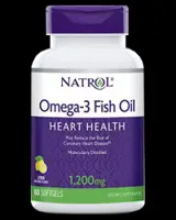Omega-3 Fish Oil 1200 mg 60 Гел капсули, 60 Дози