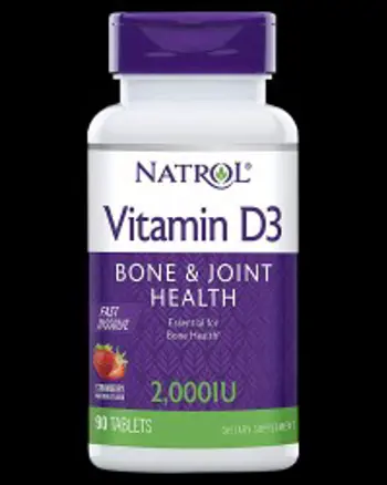 Vitamin D3 2000 IU / Fast Disolve 90 Дъвчащи таблетки 90 Дози