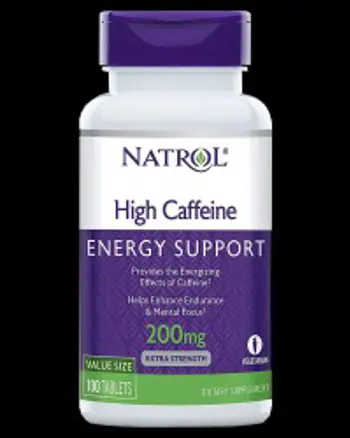 High Caffeine 200 mg 100 Таблетки, 100 Дози