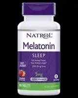 Melatonin 5 mg / Fast Dissolve 90 Таблетки, 90 Дози