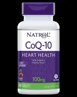 CoQ-10 100 mg / Fast Dissolve 30 Дъвчащи таблетки, 15 Дози