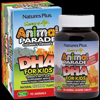 Natures Plus Animal Parade DHA За деца х 90 таблетки