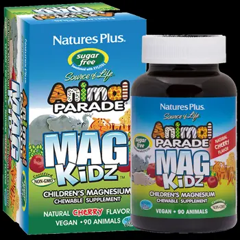 Natures Plus Animal Parade MagKidz МАГНЕЗИЙ (дъвч. табл.) 90 таблетки