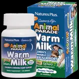Natures Plus Animal Parade WARM MILK за спокоен сън 30 таблетки