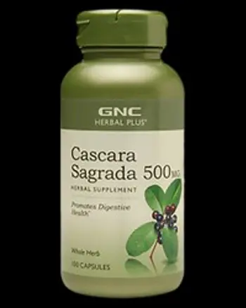 Cascara Sagrada 500 mg, 100 капсули, 100 Дози