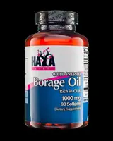 Cold Pressed Borage Oil 1000 mg, Масло от Пореч 90 Гел капсули
