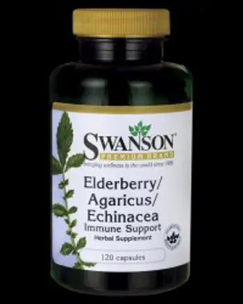 Elderberry/Agaricus/Echinacea - 120 капсули, 60 Дози