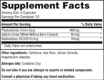 Heart-Cholesterol Support (Phytosterols 400 mg), 60 капсули