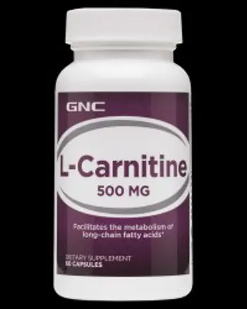 L-Carnitine 500 mg 60 капсули, 60 Дози