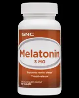 Melatonin Sustained Release 3 mg - 60 Таблетки, 60 Дози