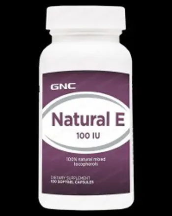 Natural Vitamin E 100IU - 100 Гел капсули, 100 Дози