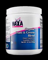 Organic Fruits & Greens Blend, 390 грама