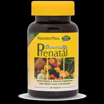 Natures Plus Source of Life Prenatal Мултивитамини за бременни и кърмещи х 90 таблетки