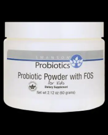 Probiotic Powder with FOS for Kids - 60 грама, 60 Дози