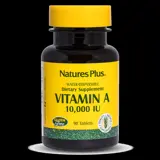 Natures Plus Vitamin A 10,000 IU Водоразтворим Витамин А х 90 таблетки