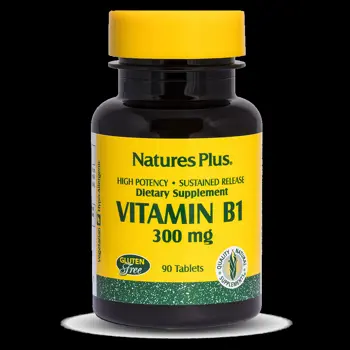 Natures Plus Vitamin B-1 (Тиамин) 300 mg x 90 таблетки