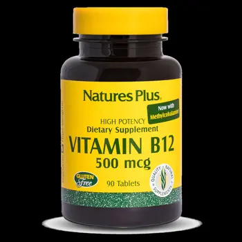 Natures Plus Витамин Б-12 (Метилкобаламин) 500 μg х 90 таблетки
