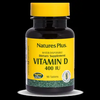 Natures Plus Vitamin D 10 μg (400 IU) Водно-Диспергируеми Таблетки х 90