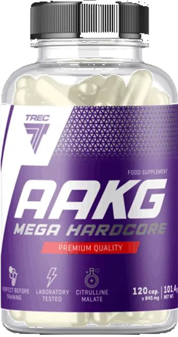 Trec Nutrition AAKG Mega Hardcore with Citrulline Malate За Мощен Помпащ Ефект и Издръжливост