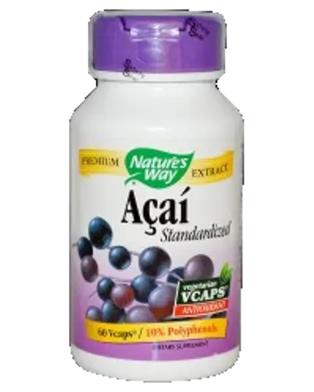 Nature's Way Acai 520 mg Суперхрана за имунитет и метаболизъм х 60 капсули