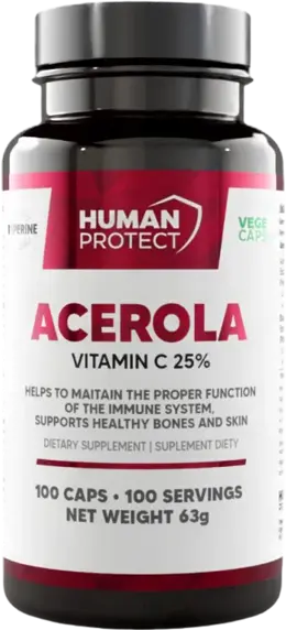 Ацерола - Източник на Витамин C / Acerola 500 mg | Natural Source of Vitamin C