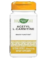 Nature's Way Acetyl L-Carnitine 500 mg За мозъчна функция х 60 веге капсули
