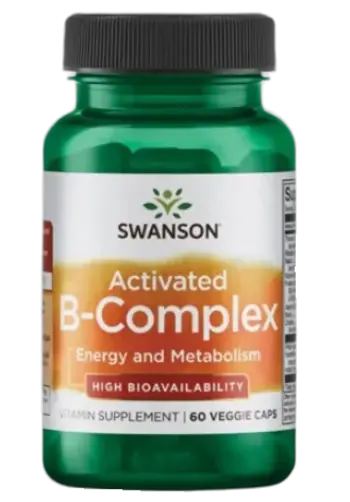 Swanson Activated B-Complex Висока бионаличност х 60 веге капсули