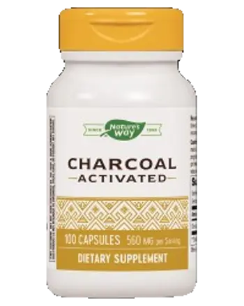 Activated Charcoal 280 mg Активен въглен за детоксикация х 100 капсули