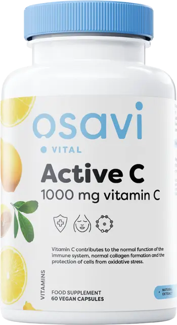 Витамин C с Цитрусови Биофлавоноиди и Ацерола / Active C 1000 mg | PureWay-C® with Citrus Bioflavonoids & Acerola