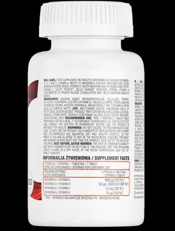 OstroVit ADEK / Vitamin A + D + E + K