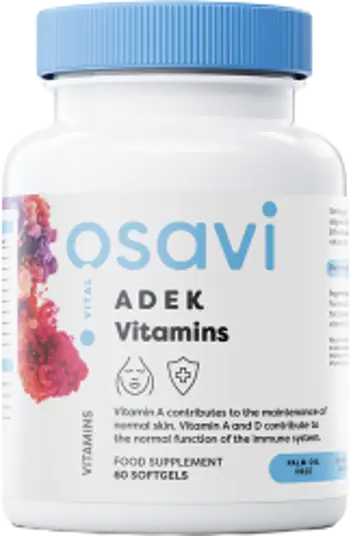 Комплекс от Витамини / ADEK Vitamins | A + D + E + K | with Quali-D®