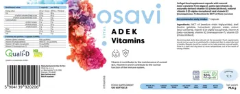 Osavi ADEK Vitamins A + D + E + K с Quali-D®