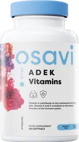 Osavi ADEK Vitamins A + D + E + K с Quali-D® 120 Гел капсули