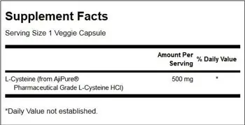 AjiPure N-Acetyl Cysteine 600 мг - 60 капсули, 60 Дози