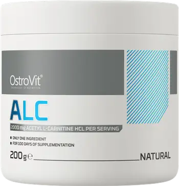 OstroVit ALC Acetyl L-Carnitine Powder Ацетил L-Карнитин на Прах - 200 грама, 100 дози