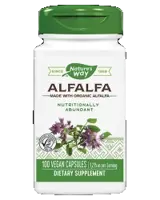 Nature's Way Alfalfa (leaves) 405 mg За хормонален баланс и детоксикация х 100 капсули