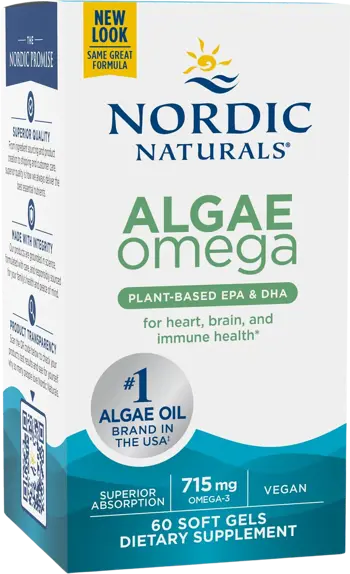 Nordic Naturals Algae Omega 715 mg Веган Омега-3 от водорасли