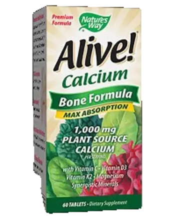 Nature's Way Alive! Calcium Bone Formula За здрави кости х 60 таблетки