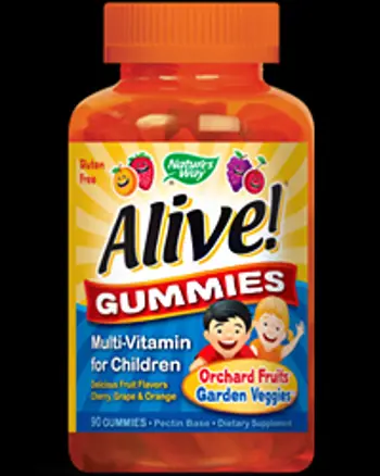 Nature's Way Alive! Children's Multi Gummies Мултивитамини за деца 90 дъвчащи таблетки