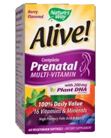 Nature's Way Alive! Complete Prenatal Multi-Vitamin В подкрепа на майката и бебето х 60 Гел капсули