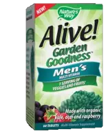Nature's Way Alive! Garden Goodness Men's Multi Мултивитамини за мъже х 60 таблетки