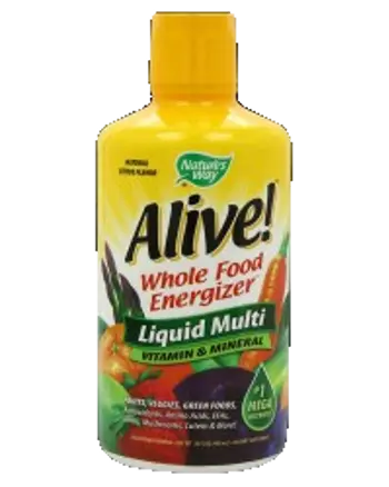 Alive! Liquid Multi-Vitamin Течни Мултивитамини за Енергия и Жизненост 900 мл